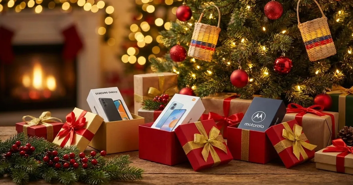 Los Mejores Celulares para Regalar en Navidad 2025 en Colombia