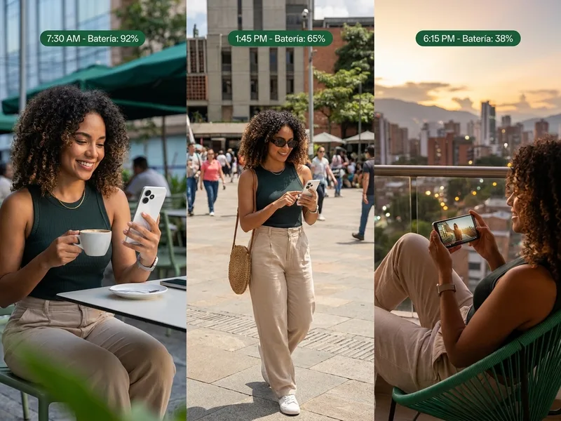 Batería del OPPO A6c durando todo el día