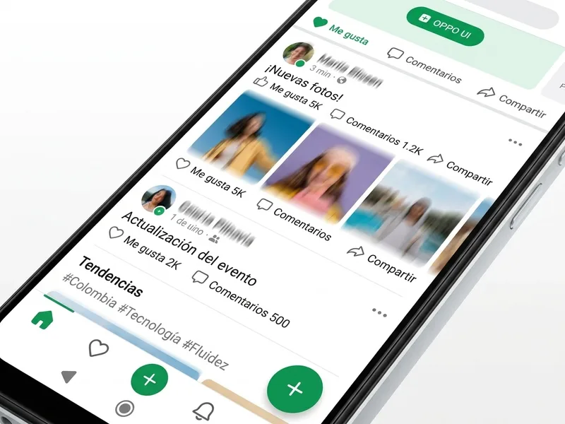 Pantalla 120Hz del OPPO A6c