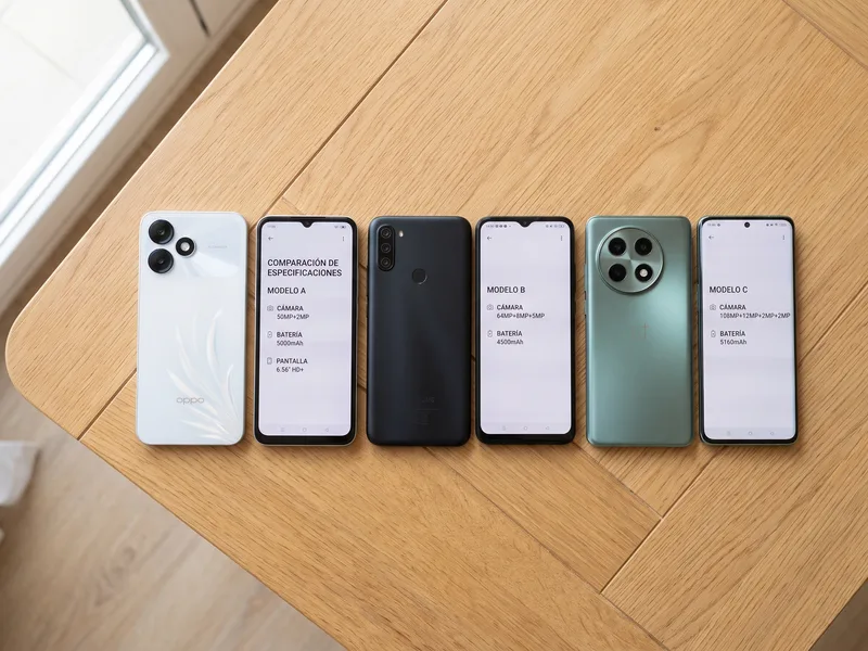 Comparativa OPPO A6c vs competencia