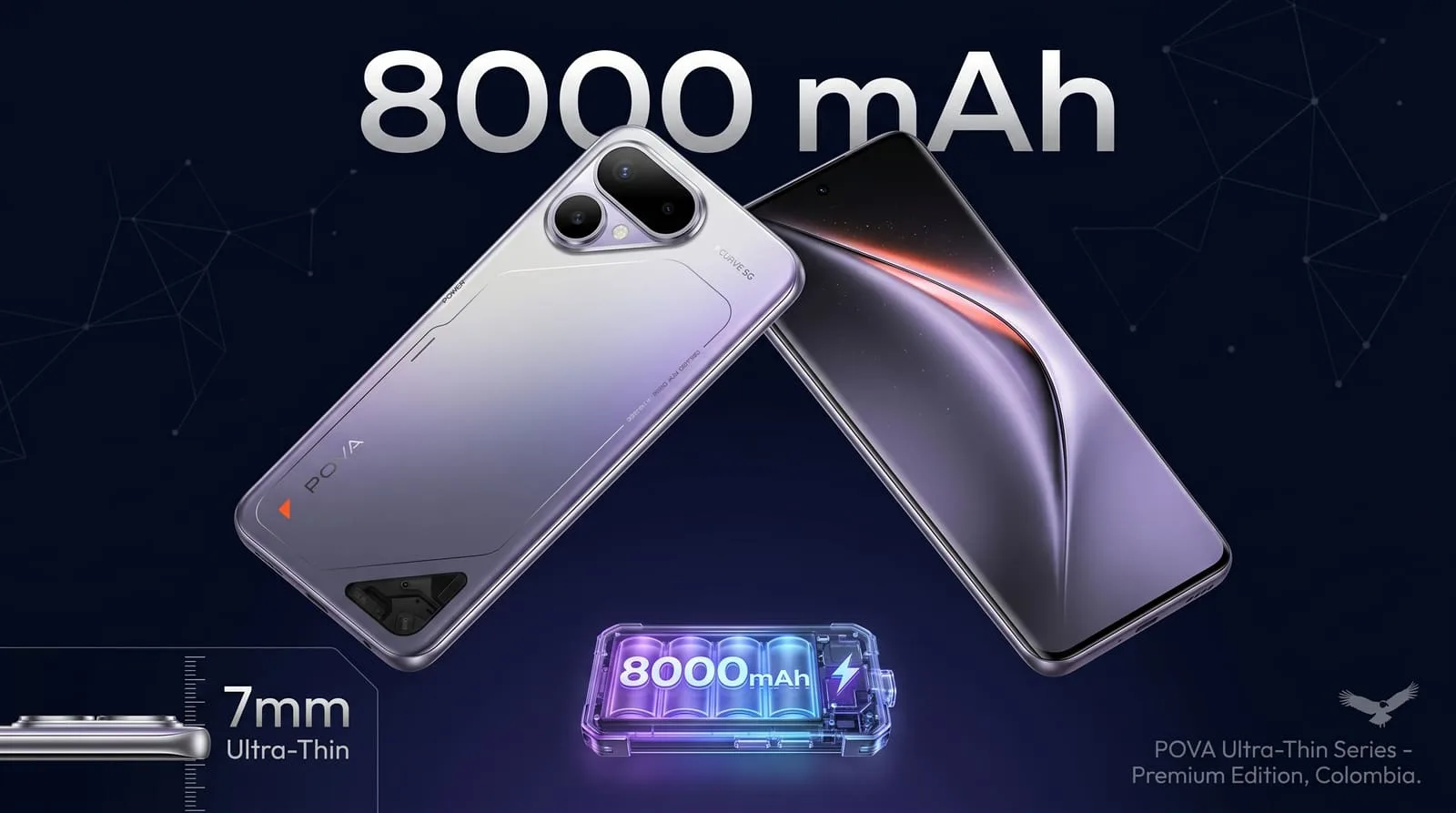 TECNO POVA Curve 2 5G Colombia 2026